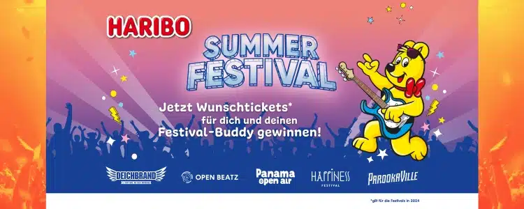 HARIBO verlost Festival-Tickets
