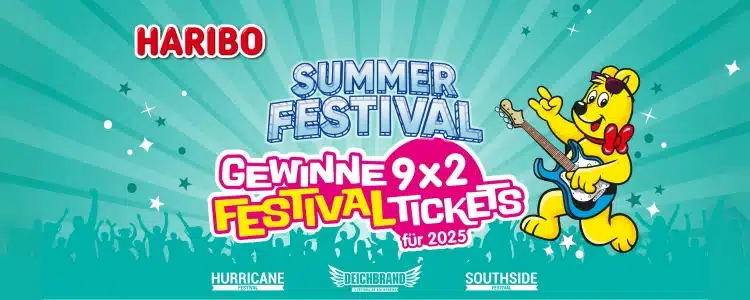 HARIBO verlost Festival-Tickets 2025