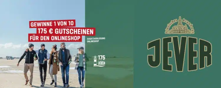 Jever verlost Gutscheine