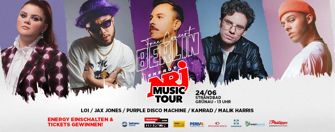 Tickets für ENERGY MUSIC TOUR gewinnen