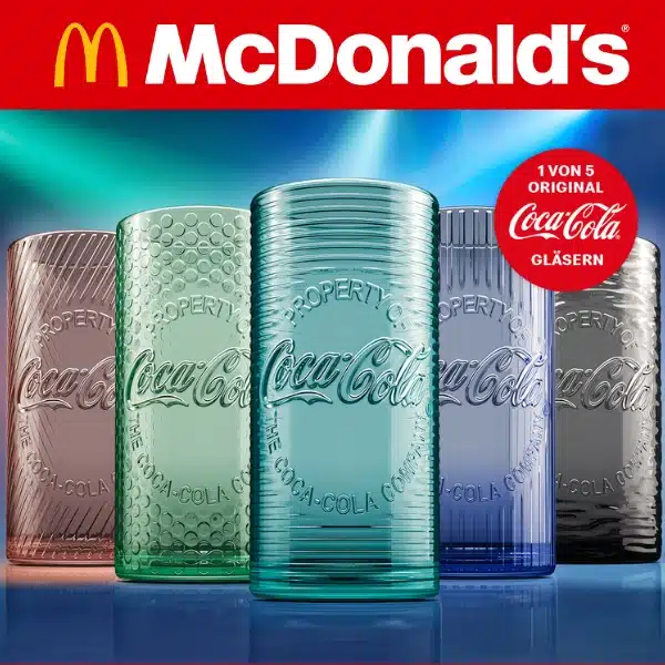 McDonald's Gläser 2024 Gratis zum McMen