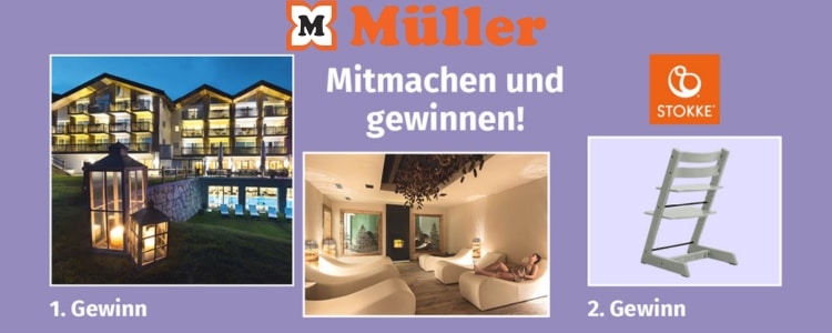 Müller Kreuzworträtsel Gewinnspiel Mai-Juni