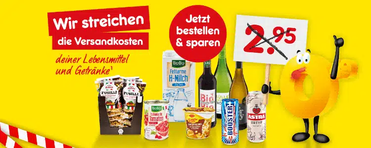 Lebensmittel & Getränke gratis von Netto liefern lassen (ab 50