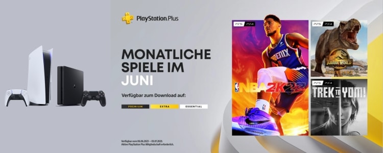 PlayStation Plus Juni 2023 Übersicht