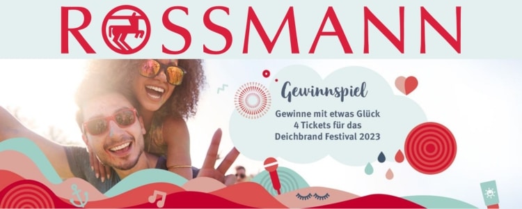 Deichbrand-Tickets bei Rossmann gewinnen