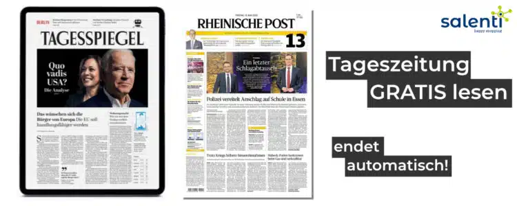 Gratis Tageszeitung bei salenti