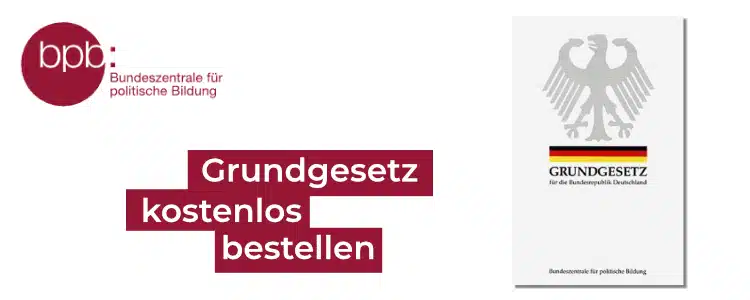 Grundgesetz kostenlos bestellen