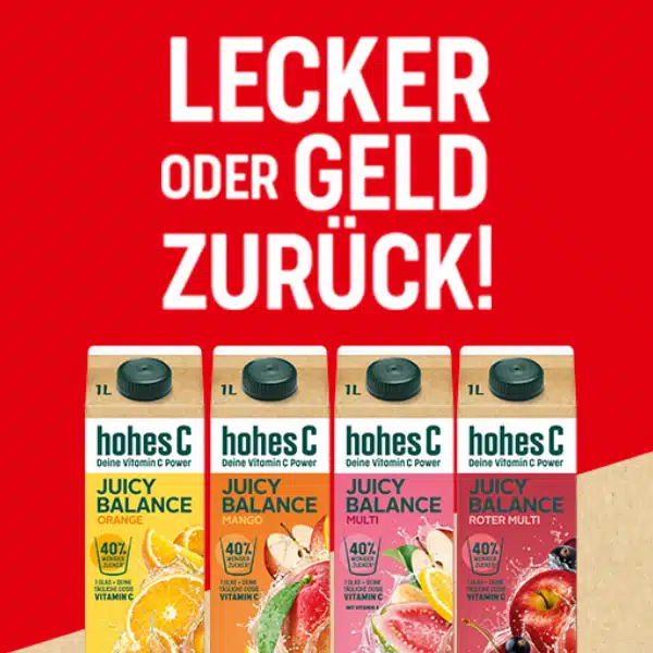 Hohes C gratis testen Zufrieden oder Geld zurück