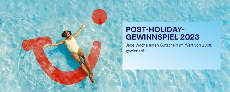 Post-Holiday-Gewinnspiel von TUI