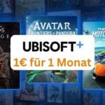 Ubisoft+ einen Monat lang bis zum 09. August für 1€ testen