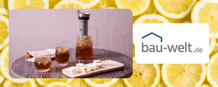 bau-welt Gewinnspiel IceTea Maker von Bredemeijer