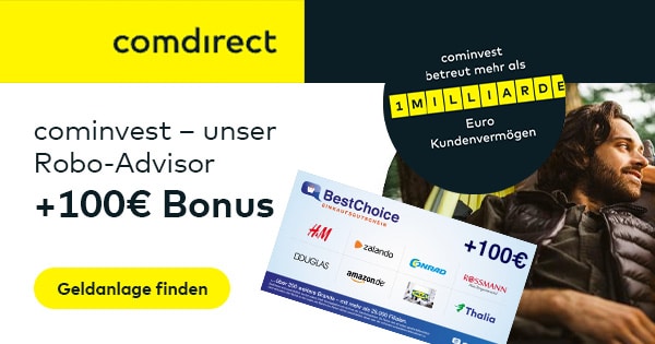comdirect 100€ Bonus