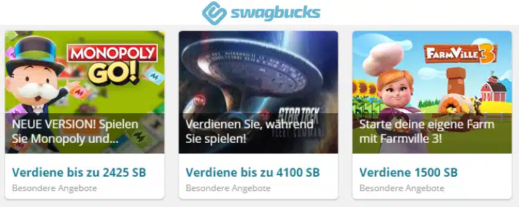 Swagbucks Spiele
