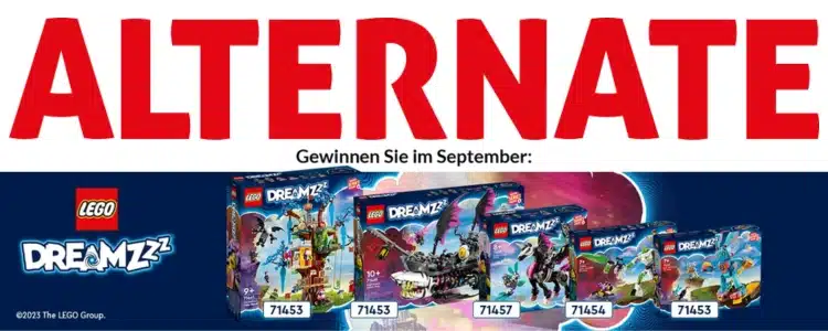 ALTERNATE Gewinnspiel: LEGO® Bundle mit Produkten aus der DREAMZzz™-Reihe
