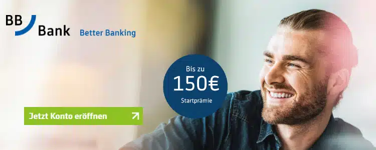BBBank: 150€ Prämie kassieren