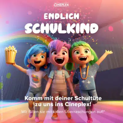 Cineplex Einschulung gratis Schultüte 