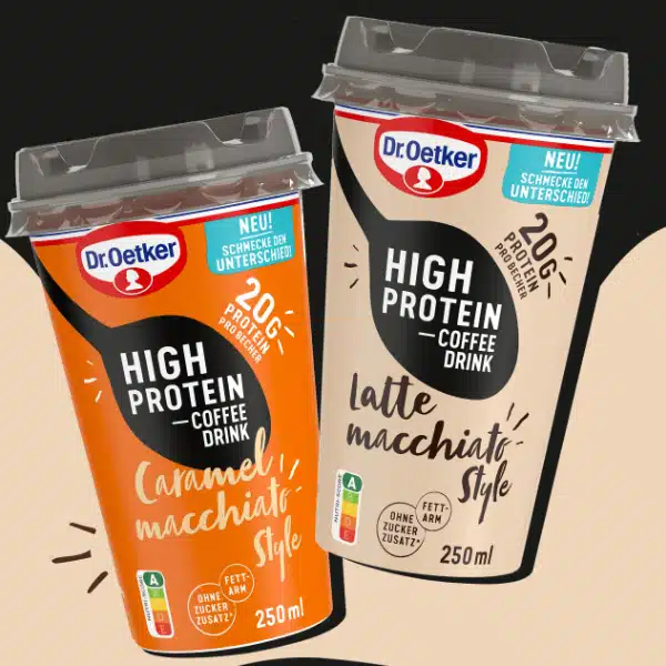 Dr. Oetker High Protein Coffee Drink gratis testen