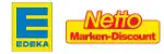 Logo von Edeka und Netto