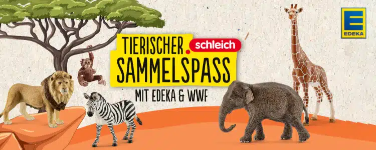 Edeka Treueaktion: Schleich Tiere