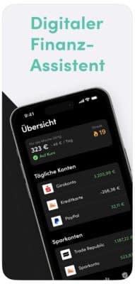 screenshot aus der Finanzguru-App