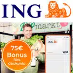 75€ Bonus bei ING