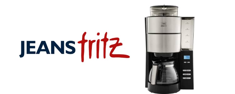 Jeans-Fritz-Logo; Melitta-Kaffeemaschine