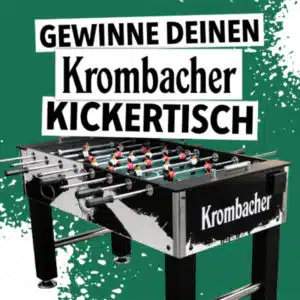 Krombacher Kickertisch gewinnen