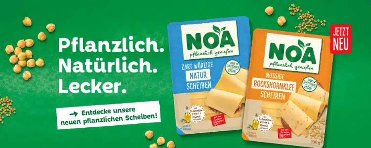 Noa pflanzliche Scheiben gratis testen