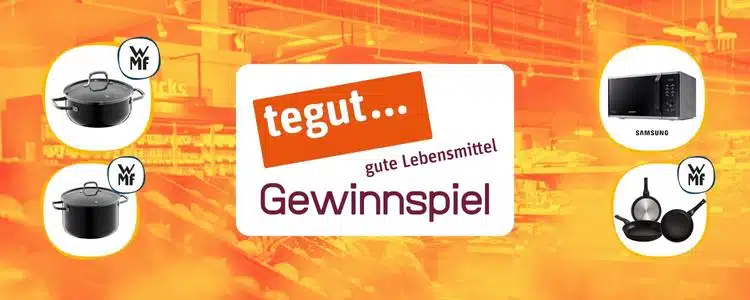 tegut... verlost Mikrowelle und WMF-Produkte