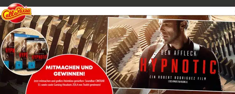 Call A Pizza-Gewinnspiel HYPNOTIC