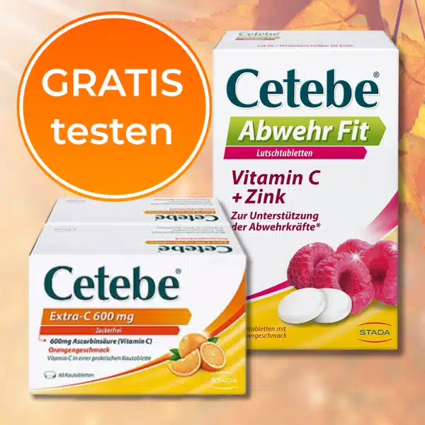 Cetebe Défense Plus - 30 Gélules Vitamine C + D3 + Zinc, STADA, Neuf Sous Blister