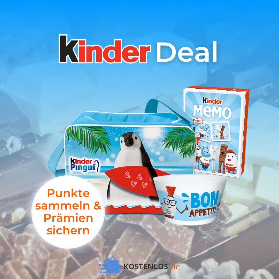 Ferrero kinder Prämien: Sammelpunkte online einlösen