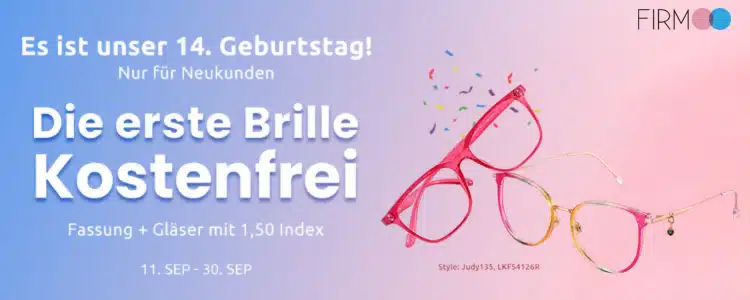 Firmoo 1. Brille geschenkt