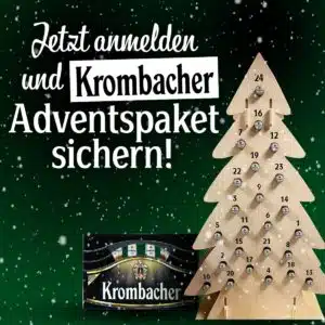 Adventskalender bei Krombacher gewinnen