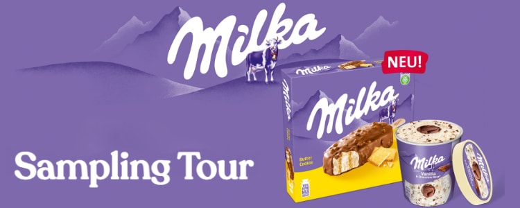 Milka Sampling-Tour