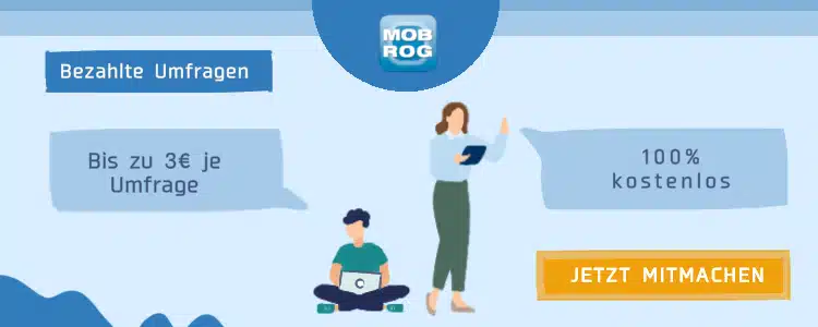 Mit Umfragen bei MOBROG Geld verdienen