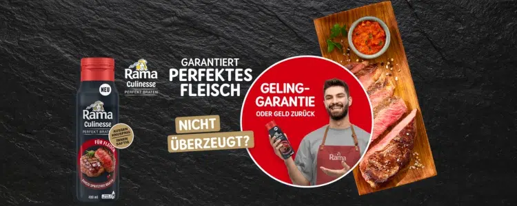 Rama Culinesse Geld-zurück-Aktion