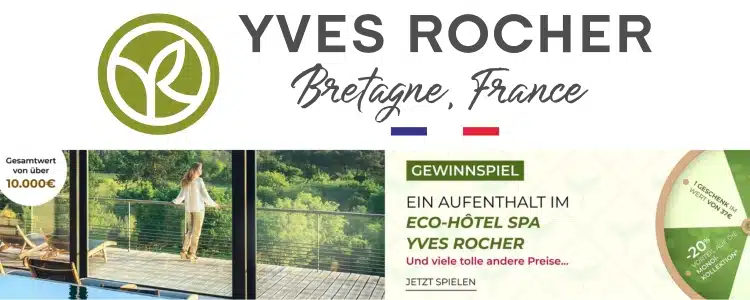 Yves Rocher Gewinnspiel Glücksrad