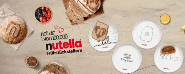 nutella Frühstücksteller gratis sichern