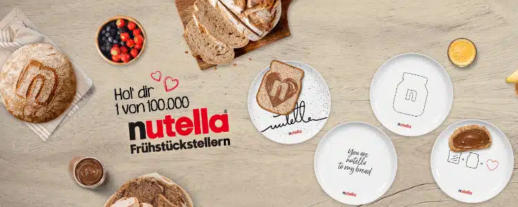 nutella Frühstücksteller