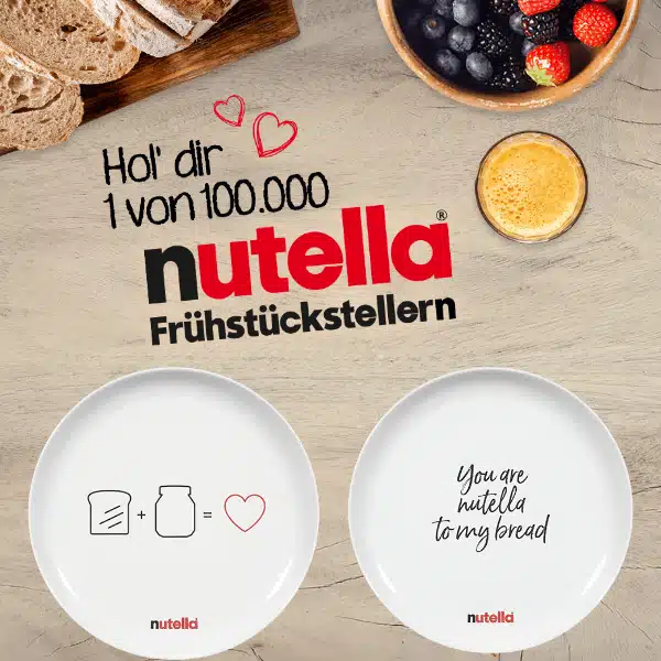 nutella Frühstücksteller gratis sichern