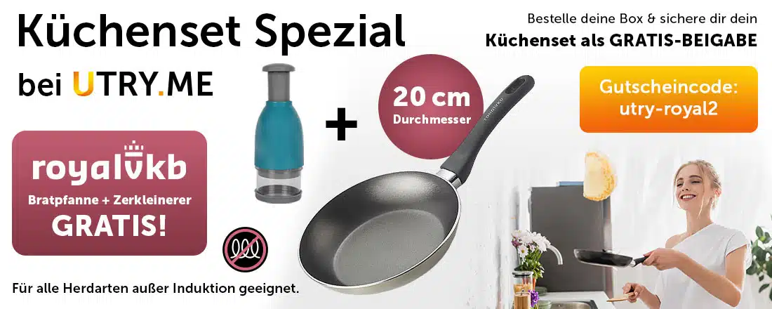 Utry.Me Special: Gratis Küchenset zur Bestellung