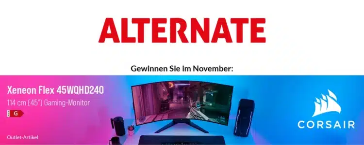 ALTERNATE Gewinnspiel: Gaming-Monitor von Corsair
