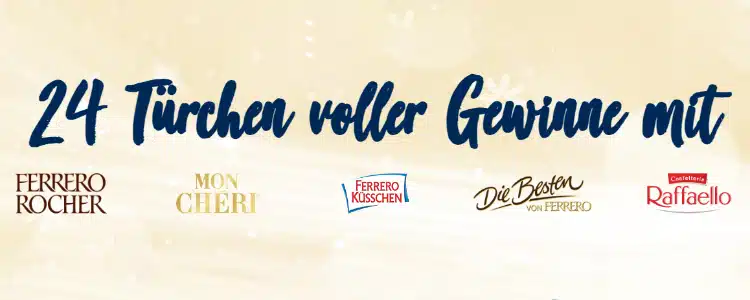 Ferrero Weihnachtsgewinne