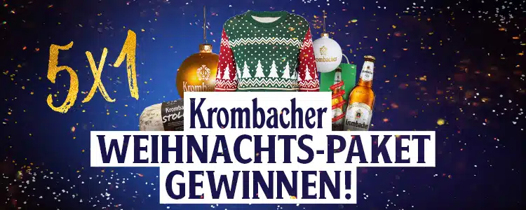 Weihnachtspaket bei Krombacher gewinnen