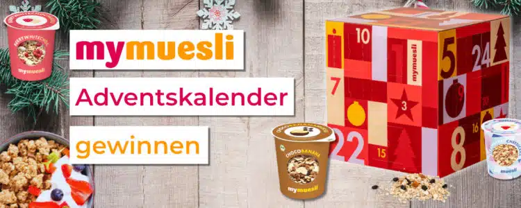 mymuesli-Adventskalender gewinnen