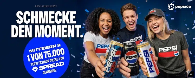 Pepsi-Gewinnspiel; Fahsion-Pieces gewinnen