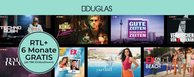 RTL+ kostenlos bei Douglas