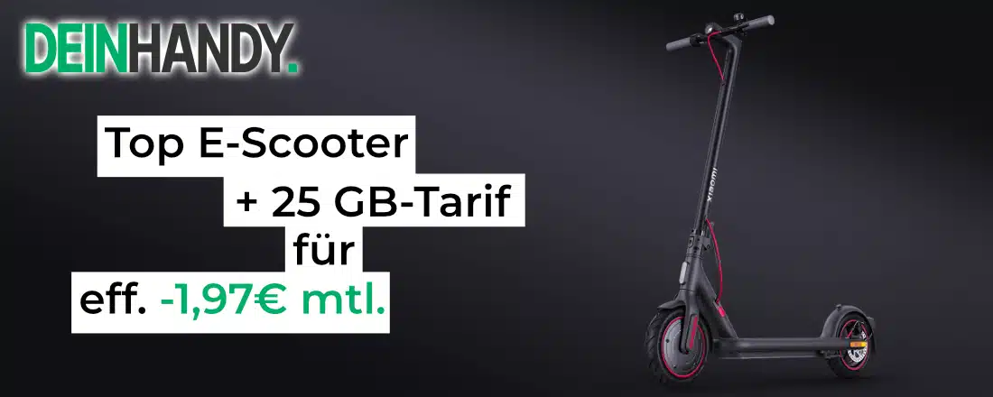 E-Scooter bei DeinHandy effektiv kostenlos