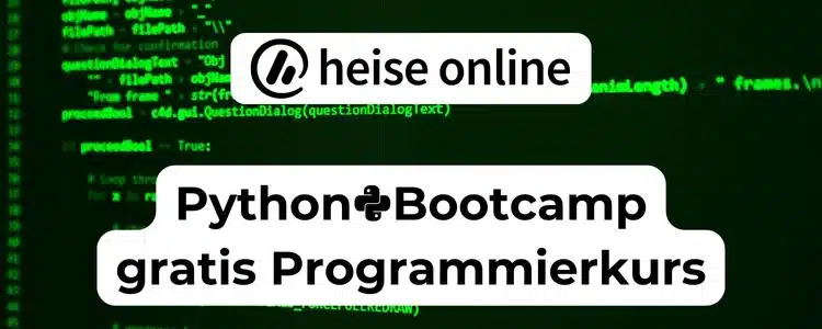 gratis Programmierkurs Python Bootcamp Heise